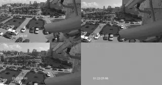 Установка систем видеонаблюдения на парковке в Малоярославце в октябре